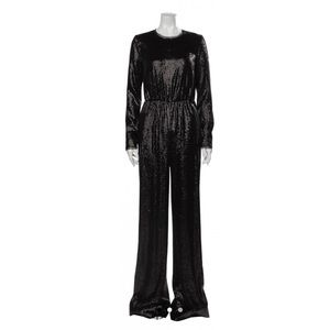 Rachel Zoe black sequin jumpsuit